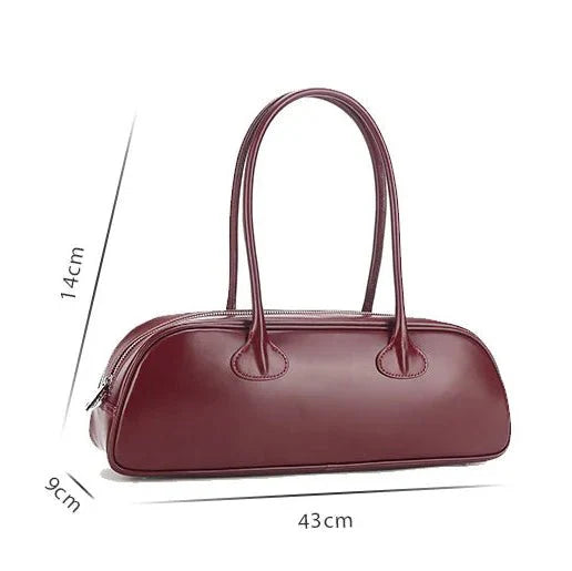 sac allongé bordeaux