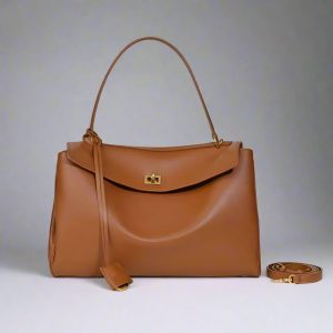 sac structuré en cuir