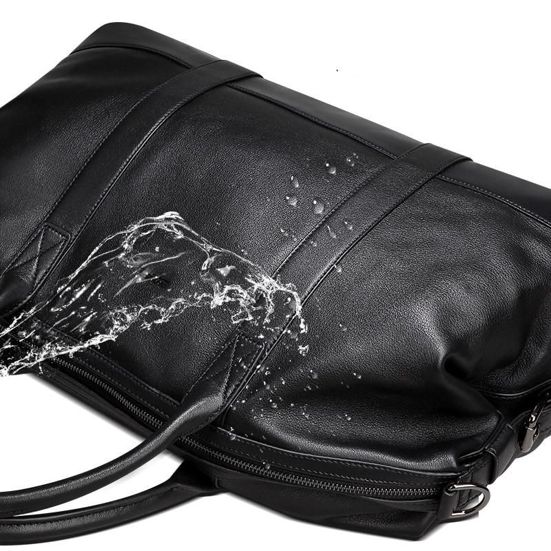 accessoire voyage cuir noir