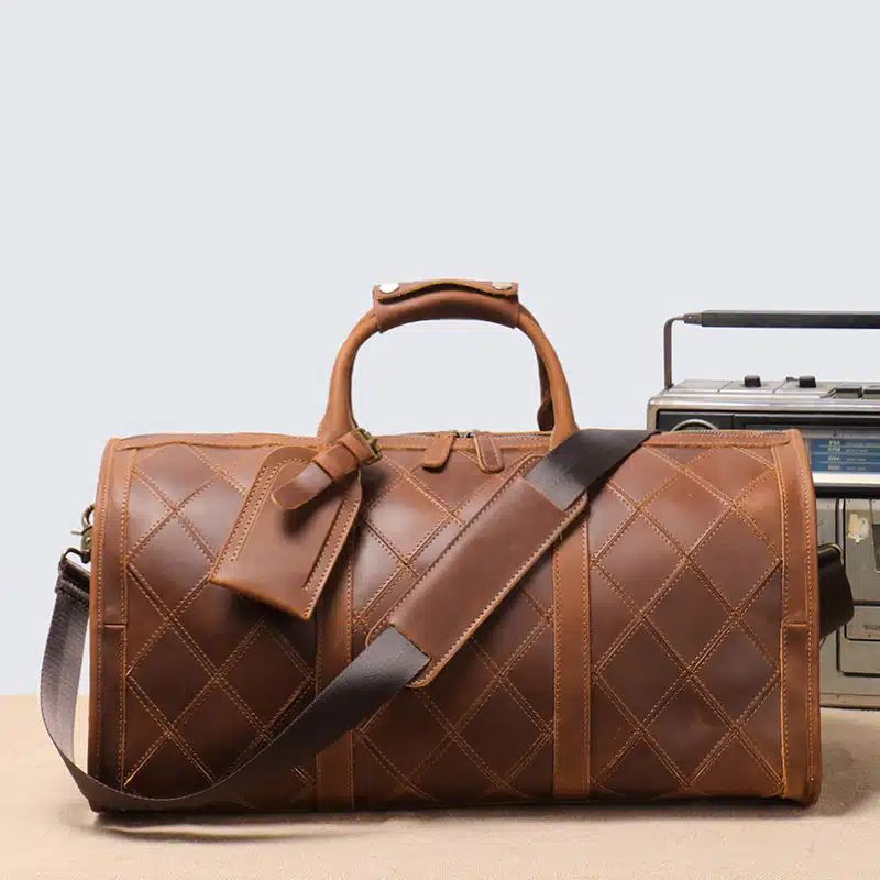Sac de voyage cuir véritable