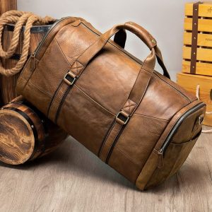 sac de voyage en cuir