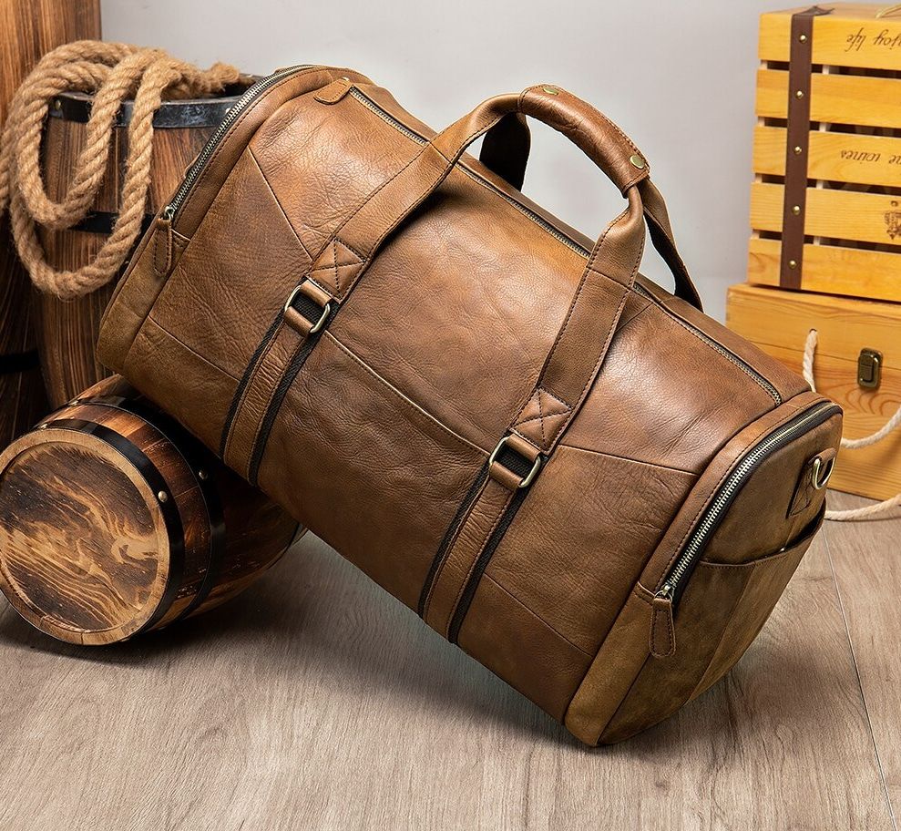 sac de voyage en cuir