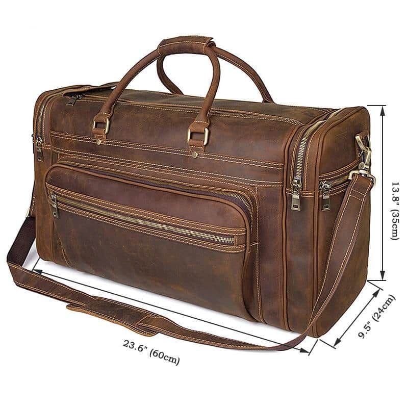 sac de voyage homme cuir
