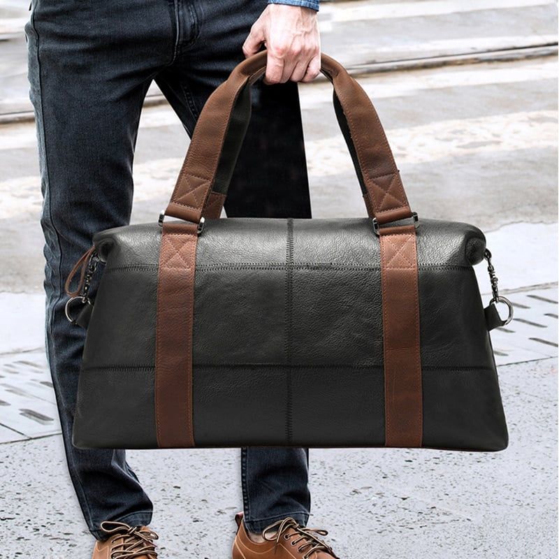 sac de voyage cuir moderne