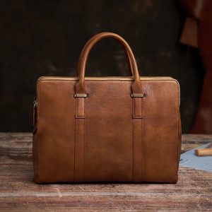 Sac de voyage en cuir vintage