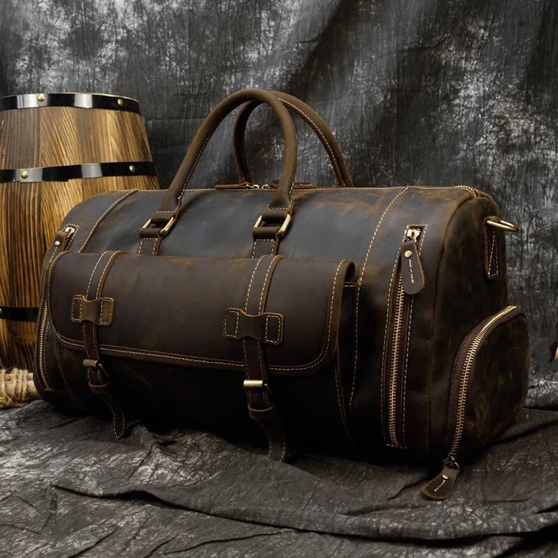 Bagage cuir authentique