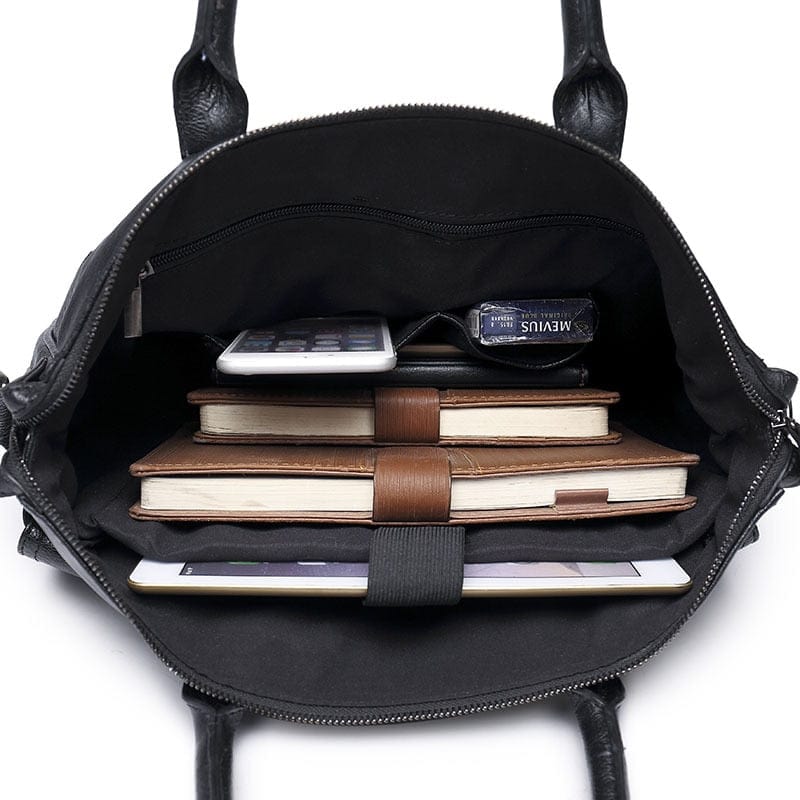 minimaliste sac cuir double rabat