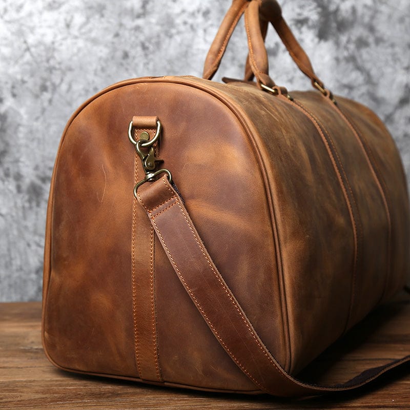 Élégance vintage en cuir