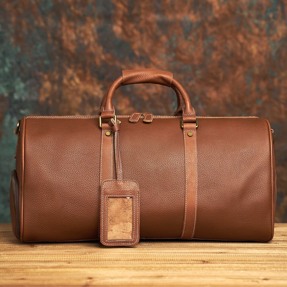 accessoire chic cuir grainé