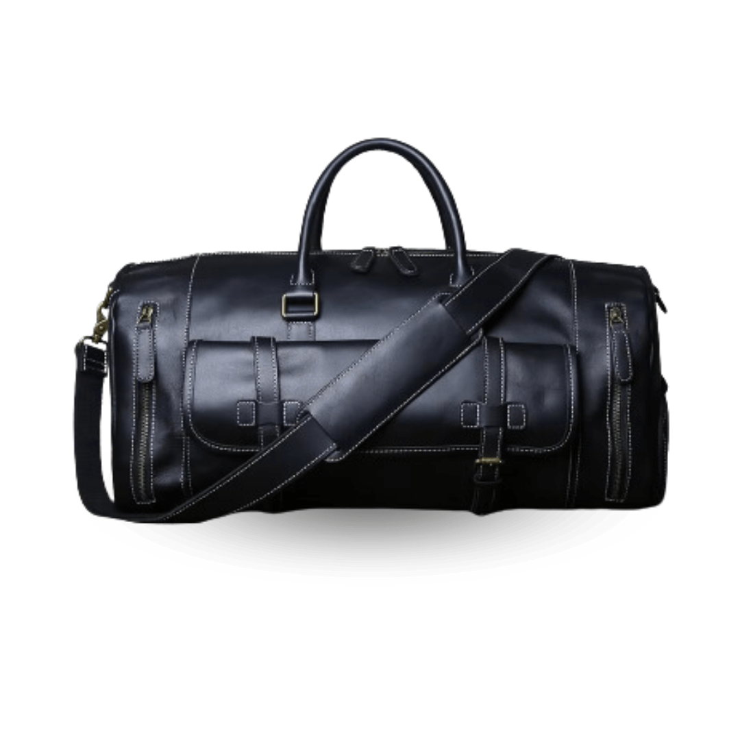 Sac Voyage Noir Grandes Poches