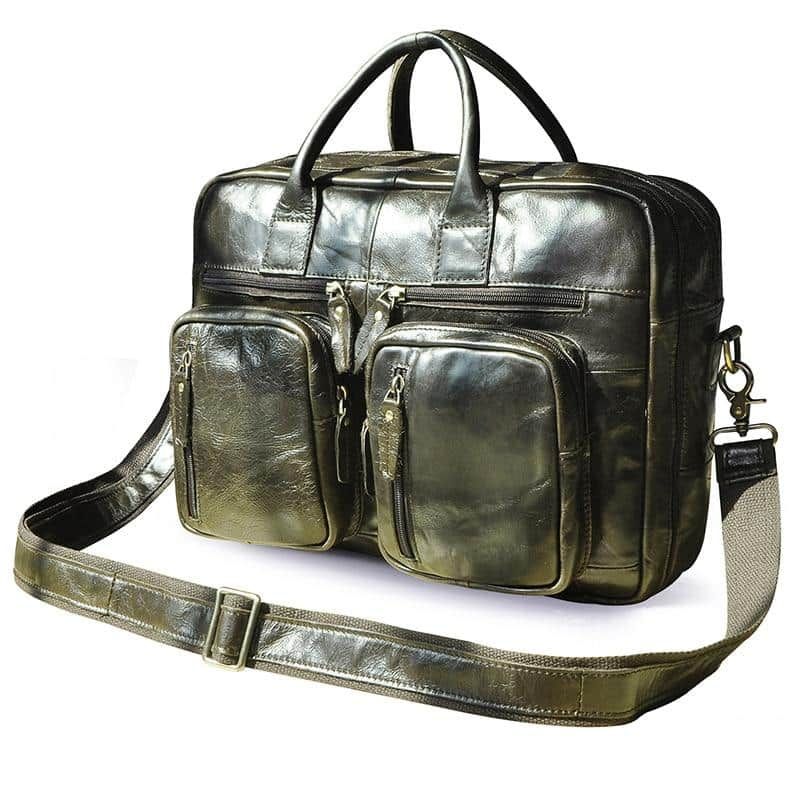 sacoche de voyage en cuir pour homme