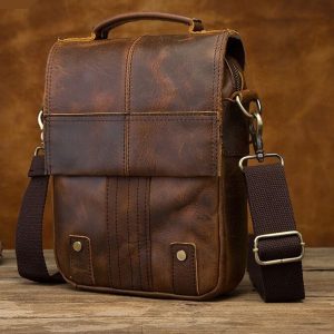 sacoche de voyage cuir véritable