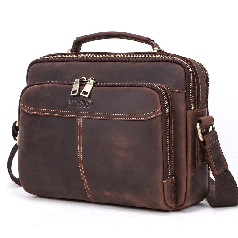 cuir sacoche vintage