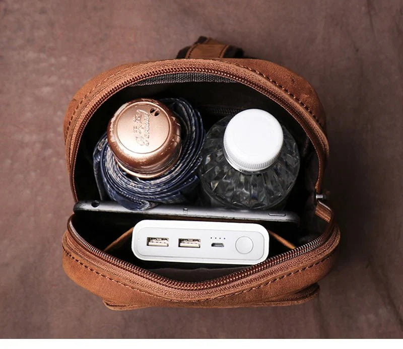 cuir véritable sacoche