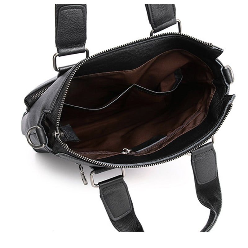 sac cuir hommes noir