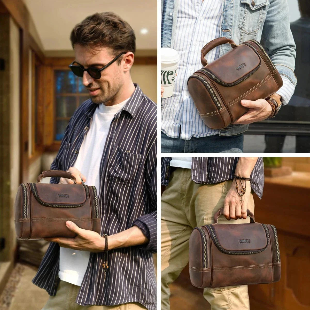 sac rétro en cuir