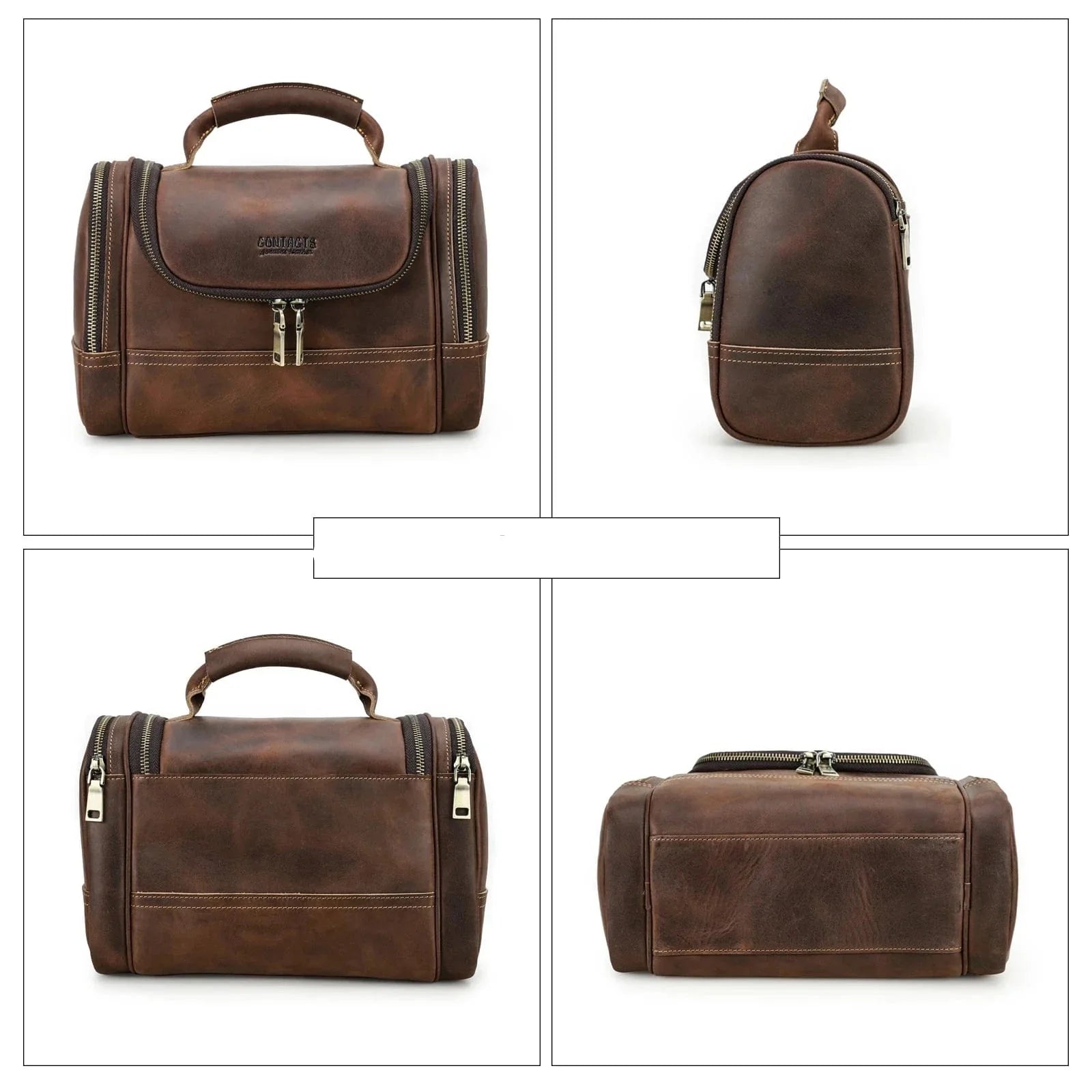 élégant sac cuir vintage