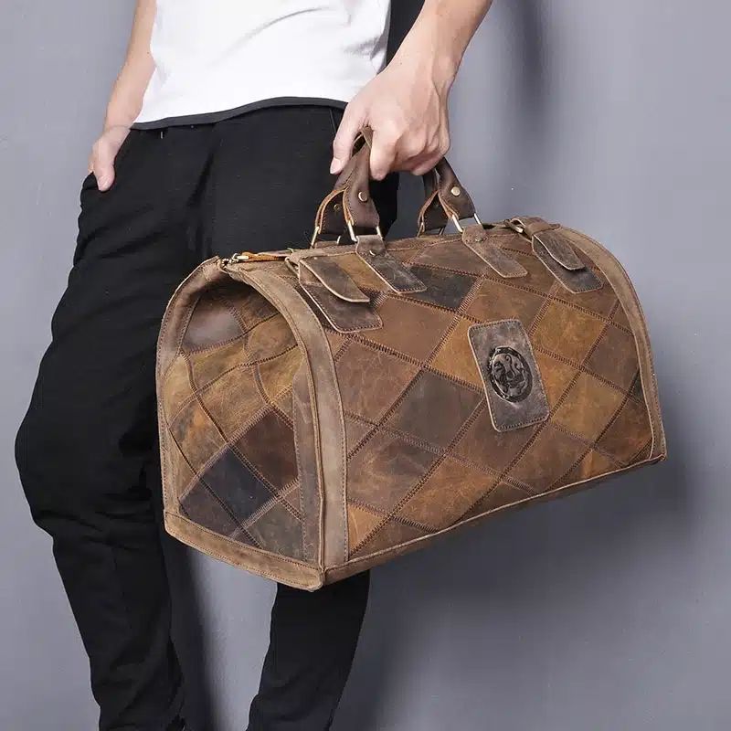 mallette élégante en cuir