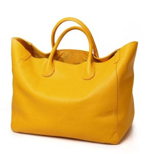 grand fourre-tout jaune