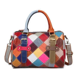 sac à main oreiller patchwork femme