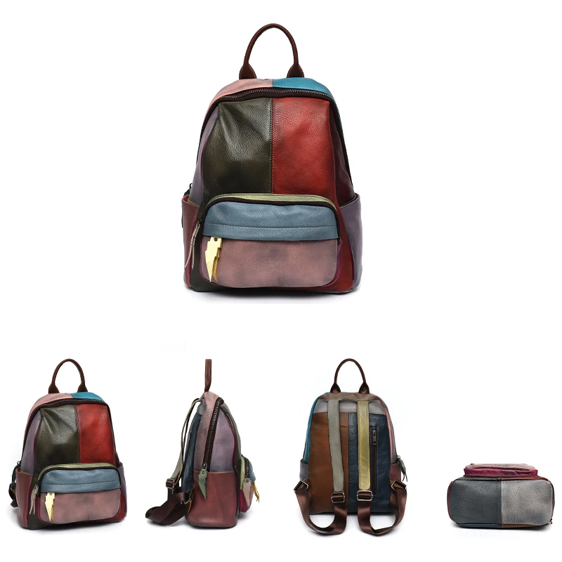 patchwork vintage sac à dos