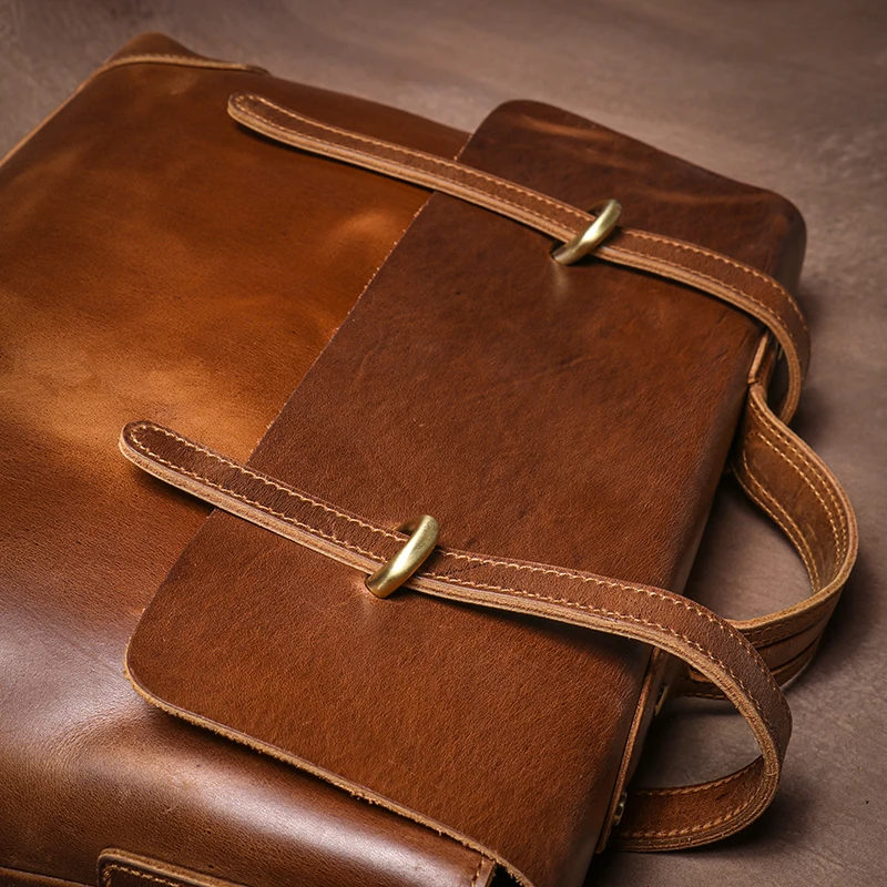 Sac Cuir Ordinateur classique 15 Pouces – Image 3