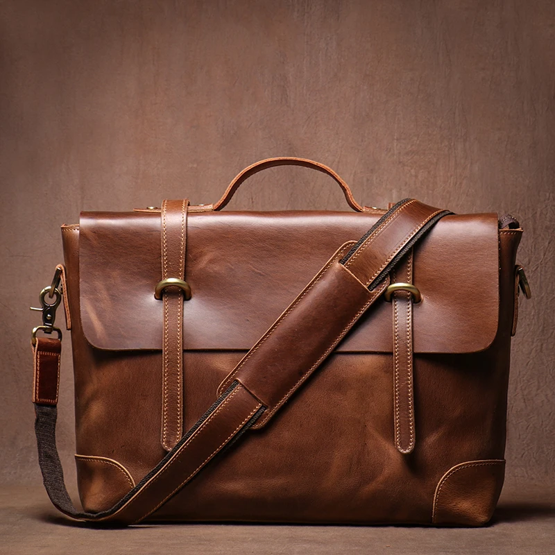 Sac Cuir Ordinateur classique 15 Pouces – Image 5
